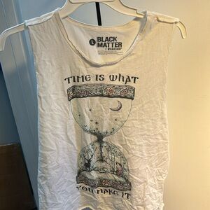 Hourglass graphic tank